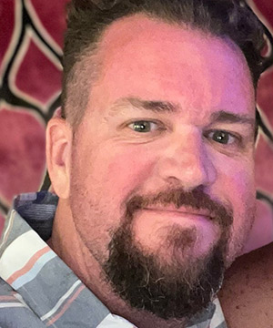 face of man with a goatee
